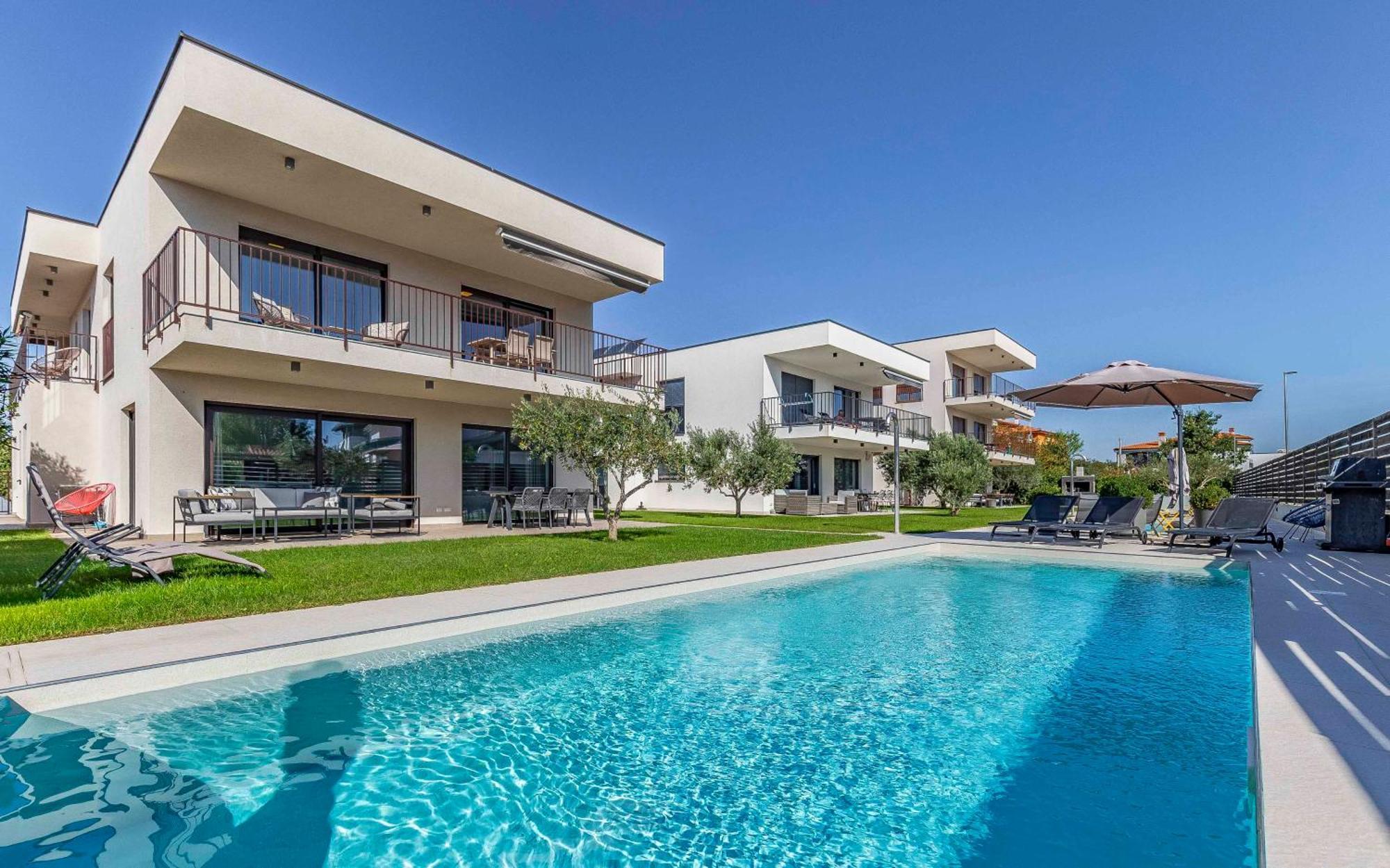 Appartamento Ap Caci Mit Pool - Istriensonne 0712-0737 Medolino Esterno foto